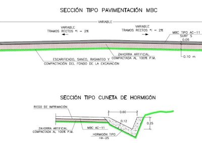 Proyecto mejora de trazado y firmes de carreteras en Villasevil